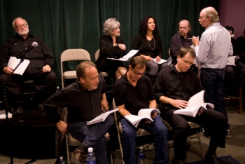 The reading of Emanuels and Katherine's play (Photography by Linda McConnell June 1, 2014)